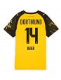 Billige Borussia Dortmund Maximilian Beier #14 Hjemmedrakt Dame 2025-26 Kortermet